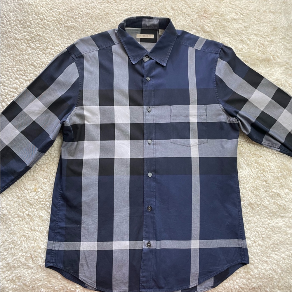 BURBERRY LONG SLEEVE DRESS SHIRT